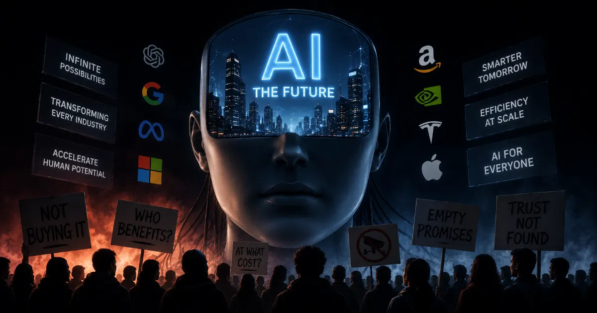 Why The Silicon Valley AI Narrative Is Failing To Win Over The Public