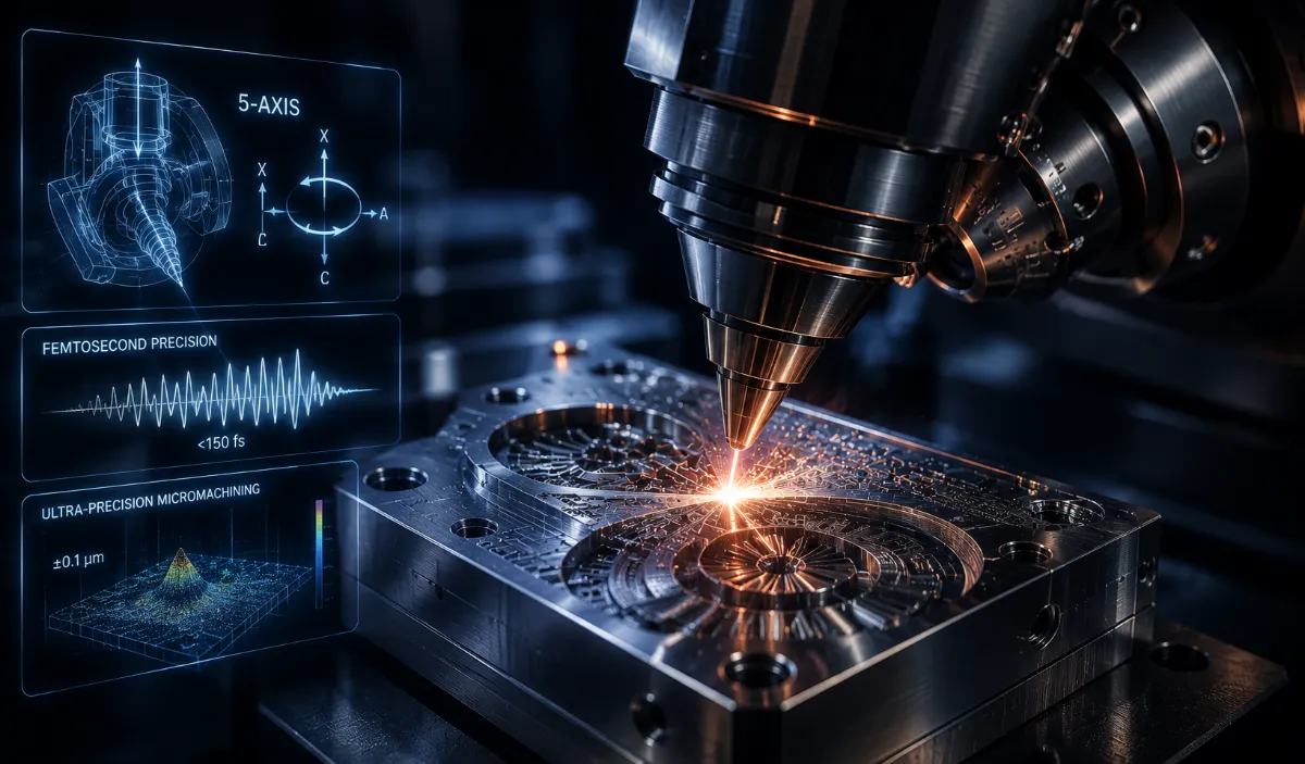 Femtosec Precision Revolutionizing Five Axis Laser Micromachining for Industrial Manufacturing