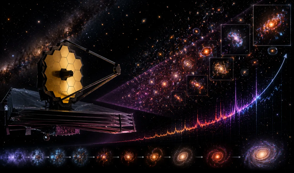 James Webb Telescope Data Rewrites Our Understanding of Ancient Galactic Origins
