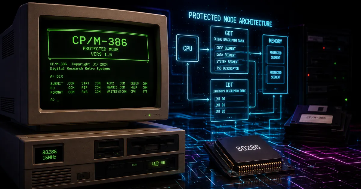 Resurrecting Legacy Systems with CPM 386 for Protected Mode Architecture