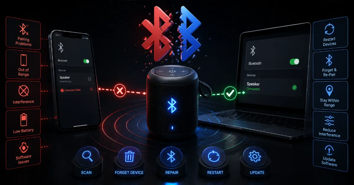 Troubleshooting Common Bluetooth Speaker Connectivity Failures